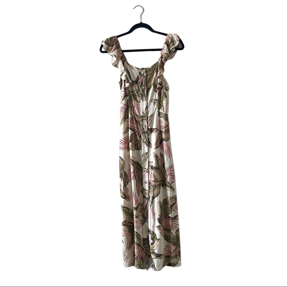 Billabong floral button down dress